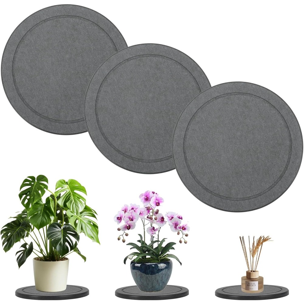 Drip Tray Saucer - 3-teiliges Set aus Untersetzen für Pflanzen