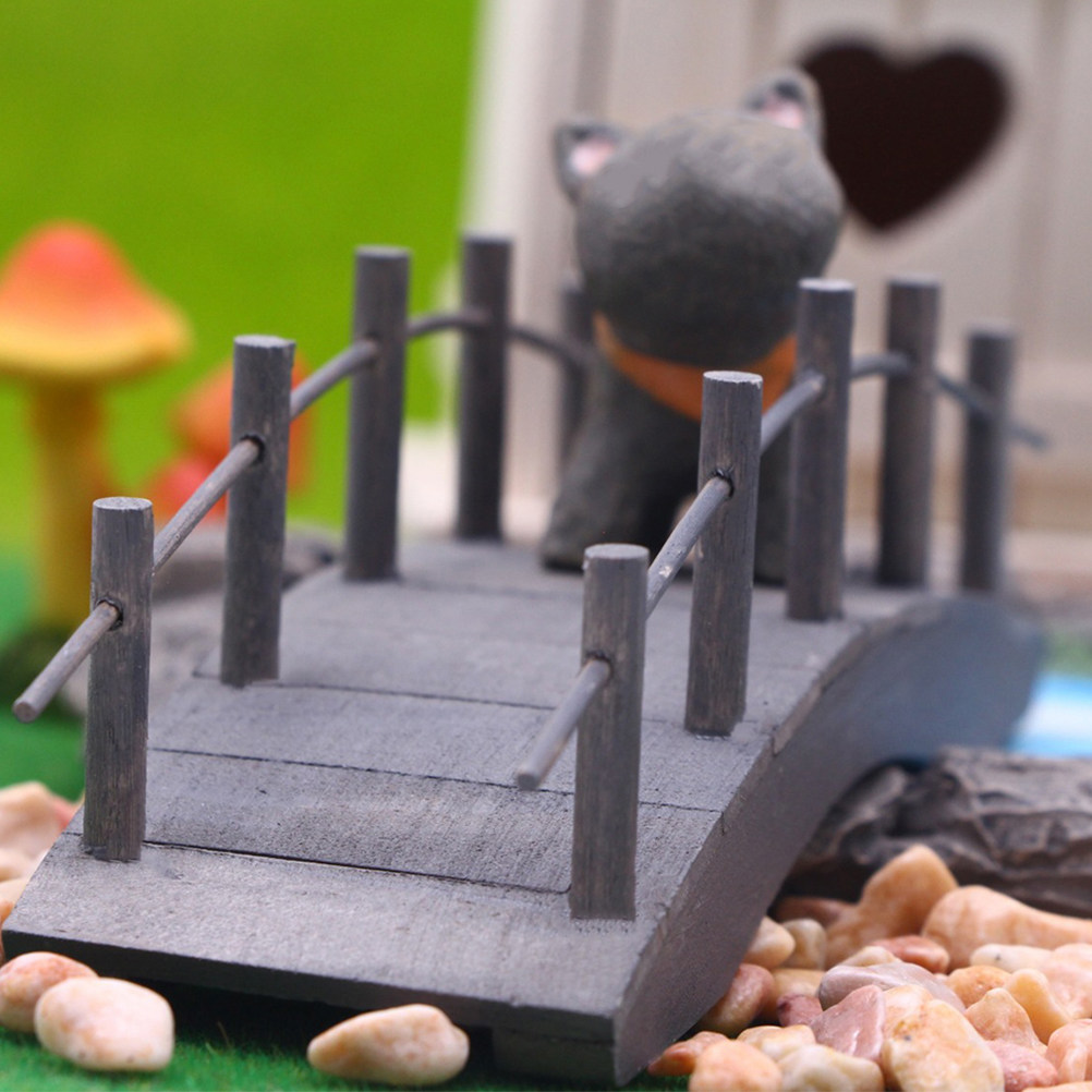 2 Stück Miniatur-Bogenbrücke,  – Bonsai Garden Landscape Design Bewertung und Preis
