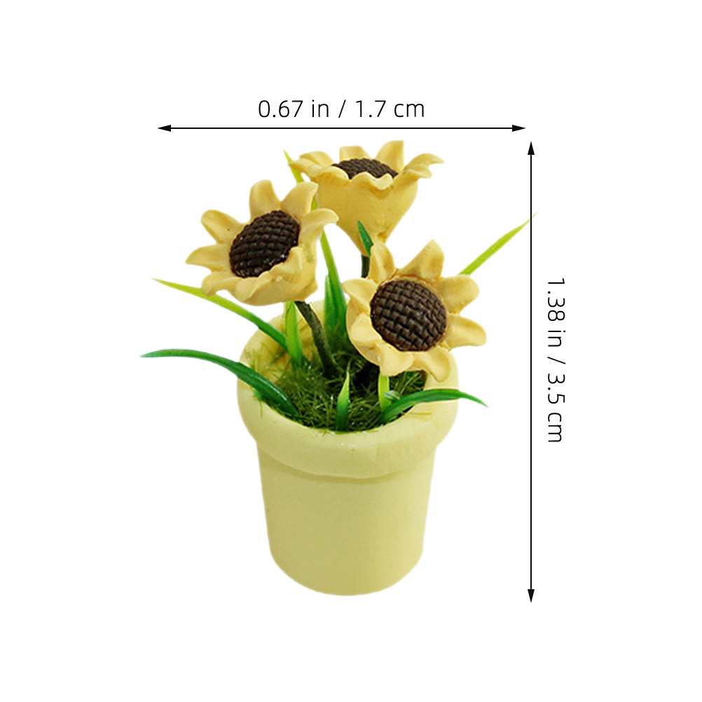 4 Stück Miniatur-Sonnenblumen- – Bonsai Garden Landscape Design Bewertung und Preis