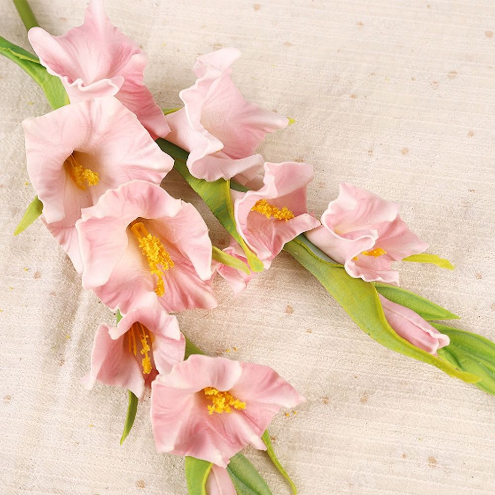 PU-Kunststoff-Gladioluszweige, – Bonsai Garden Art Bewertung und Preis
