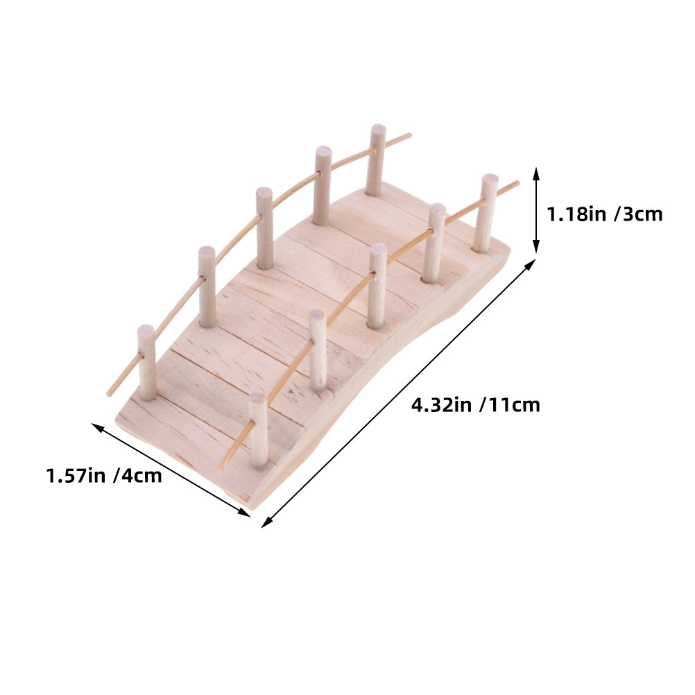 2 Stück Mini-Holzbrücke im Vin – Bonsai Garden Landscape Design Bewertung und Preis